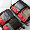4 Set Travel Packing Organizers Compression Packing Cube Set for Carryon Luggage