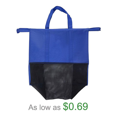 Reusable Non-woven Shopping Grocery Bags Reusable Grocery Shopping Trolley Shopping Bag Foldable