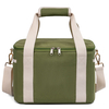 Outdoor Canvas Insulated Cooler Bag Travel Tote Bag Canvas Lunch Bags with Shoulder Strap