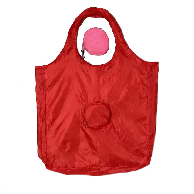 Foldable Shopping Bag Custom Polyester Recycled Bag Mini Foldable Convenient Tote Bag
