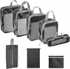 8PCS Set Travel Luggage Organizer Compression Packing Cubes for Travel Accessories