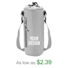 Full Color Personalization Outdoor Adventure Insulated Bottle Cooler Bag With Adjustable Carry Strap 