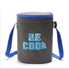 Round Cooler Bag 600D Polyester Insulated Cooling Bag for Beverage Beer Cool Bag