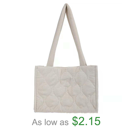 2022 Female Corduroy Designer Tote Bag Women Shoulder Messenger Handbag Mobile Phone Bag Soft Shopping Shopper Bag Purse
