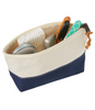 Eco Friendly Cotton Cosmetic Bags Reusable Canvas Zipper Multicolour Makeup Pouch Bag