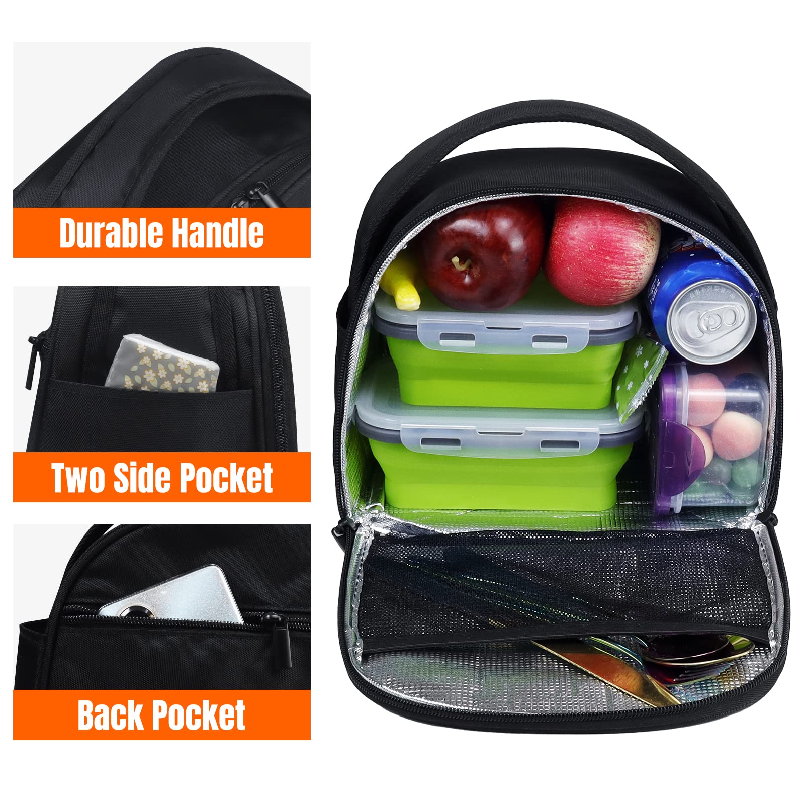 Insulated Lunch Bag Women Men Product Details