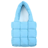 Quilted Tote Bag for Women Puffer Casual Handbag Lightweight Quilted Padding Shoulder Bag Cotton Padded Hand Carry Bag