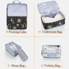 4PCS Expandable Compression Packing Cubes Lightweight Travel Cubes for Organizing Suitcases And Luggage