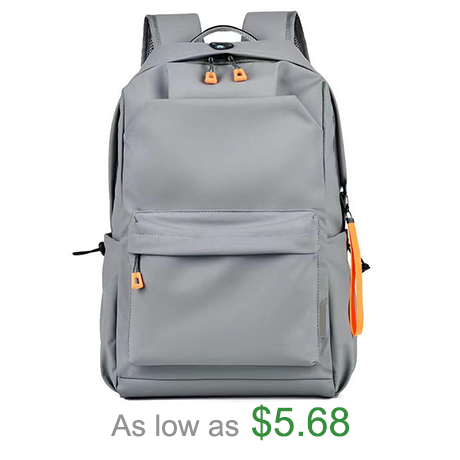 Waterproof Travel School Backpack Bags for Men Durable Oxford Laptop Bakpack with Usb Charging Port