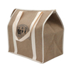 High Quality Jute Customized Logo Insulated Tote Cooler Bag Foldable Cooler Bag Beer Cooler Bag