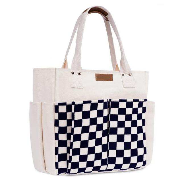 Multi-pockets Custom Print Fashion Design Daily Use Shopping Tote Bag Eco Friendly Lady Women Nurse Tote Bag