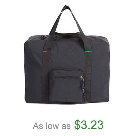 Polyester Custom Printed Foldable Travel Duffel Bag Waterproof