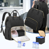 Foldable 2 Compartment Thermal Insulated Lunch Cooler Bag Custom Outdoor Breastmilk Storage Bags Reusable