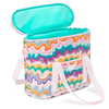 Colorful Thermal Freezer Full Printing Lunch Box Cooler Compartment Custom Hiking Portable Cooler Bag Insulated