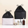 Waterproof Factory Manufacturer Producer Simple Wholesale Design High Quality Pu Portable Leather Cosmetic Bag