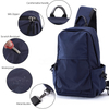 waterproof large capacity crossbody shoulder straps bag unisex walking sling bags for women new designs