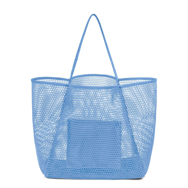 Eco-friendly Folding Compartment Shopping Groceries Accessories Bag Organic Outdoor Mesh Storage Bag
