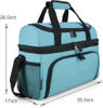 Thermal Bag Food Delivery Insulated Lunch Box Soft Cooler Bag Beach Work Camping Hiking Canvas Cooler Bag with Handle