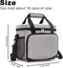 Outdoor Travel And Work Waterproof Large Capacity Portable 16 Cans of Leak Proof Insulated Lunch Cooler Bag
