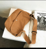 Canvas Shoulder Women\'s Bag Korean Fashion Messenger Crossbody Bag Students Cotton Handbags
