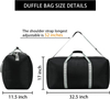 Large Capacity Water Repellency Luggage Travel Bags for Travel Camping Sports Lightweight Duffel Bag for Men Women