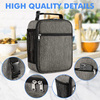 Multifunctional portable hand held waterproof sling insulated lunch tote bag box for women men cooler hot cold food picnic