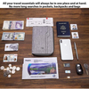Custom RFID Blocking Travel Passport Card Holder Wallet Family Documents Organizer Bag Pouch