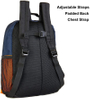 Custom Logo Long Zipper Puller Little Kid School Bags Backpack with Inner Pockets Hold Small Things