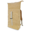 Waterproof Good Quality Leisure Travel Rucksack Roll Top Reusable Recycled Washable Kraft Paper Backpack