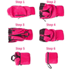 Hot Pink Color Water Resistant Casual School Bag Foldable Outdoor Sport Fitness Gym Backpack