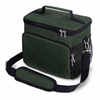New Tote Lunch Insulated Beer Cans Cooler Bag Thermal Fruit Food Delivery Bag with Long Strap
