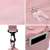 large capacity female pink short distance Duffle Bags travel portable exercise bag dry and wet separation training travel bag