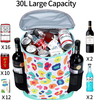 Reusable Refrigerated Bag Large Portable Refrigerated Lunch Cooler Backpack Is Ideal for Camping Picnics Lawn Parties Sea