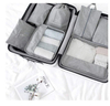 Eco Friendly Recycled RPET Smart Packing Cubes And Bags 7pcs Travel Compression Luggage Cubes