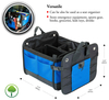 Large Private label Collapsible Trunk Organizer Portable Multi Compartments Trunk Storage with Pockets for Grocery Cargo