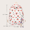 Wholesale Cherry Printing Women Daily Fashion Backpack College Girl School Bag