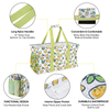 Wholesale foldable Extra Large Utility Tote shopping Bag with Wire Frame for fruit vegetable Storage women