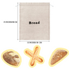 Wholesale Linen Bread Bags Large Reusable Drawstring Bread Bags Bags Handmade Food Storage for Bakery