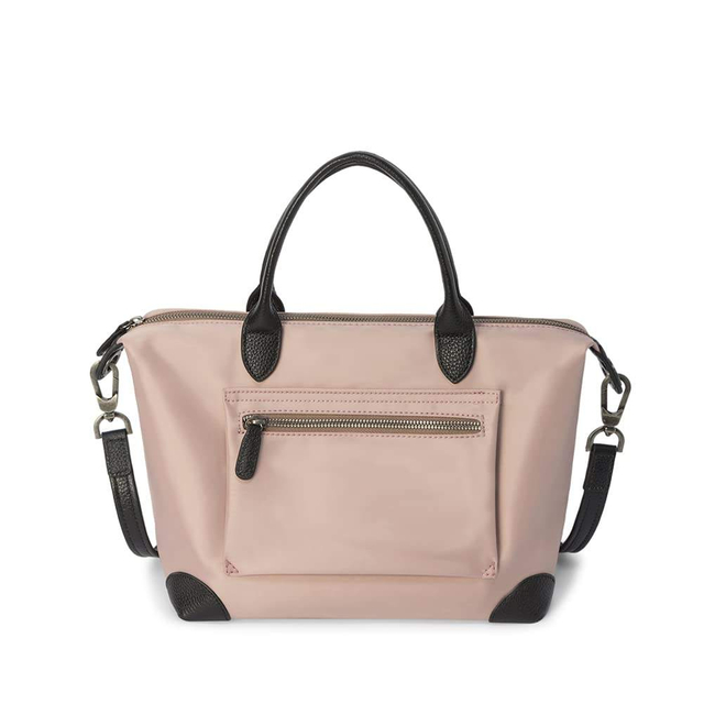 Fashion Large Lightweight Nylon Shoulder Handbag Leather Tote Bag For Women Travel Work