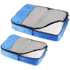 2pcs Waterproof Compression Travel Packing Cubes Travel Organizer