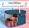 High Quality Reusable Leakproof Travel Beach Grocery Folded Collapsible Cooler Insulated Picnic Basket