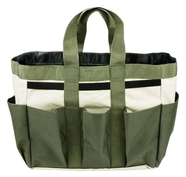 Heavy Duty Garden Tools Storage Organizer Carrier Large Capacity Gardening Tool Tote Bag with 8 Pockets