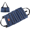 Multi-purpose Portable Roll Up Tool Organizer Bag, Durable Electrician Heavy Duty Rolling Canvas Tool Bag