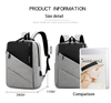 Durable Handiness Laptop Bag Waterproof Smart Business Backpack With USB Charge Port For Men Women