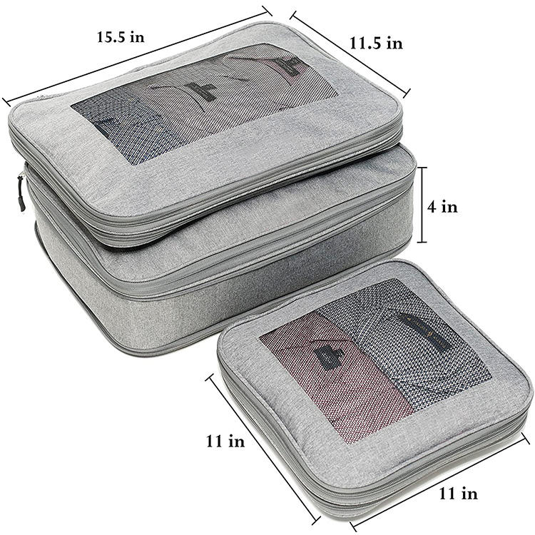 Zipper Compression Packing Cubes Bag Product Details