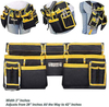 Heavy Duty Waterproof Waist Bag for Garden Work Organizer Tool Waist Pouch Belt Bag