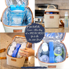 Breastmilk Storage Cooler Bag For 6 Bottles Leak-proof Caddy Insulated Bag Cooler Shoulder Bag For Breast Milk