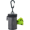 Dog Poop Bag Holder Waterproof 1680D Polyester/Microfiber Leather Leash Belt Dog Waste Bag Dispenser