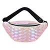 Holographic Fanny Pack Women Girls Waterproof Cute Waist Bag Shiny Pink Waist Bum Bag