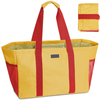 Utility Tote Bag Collapsible Large Space Grocery Storage Daily Outdoor Supermarket Portable Shopping Shoulder Tote Bag